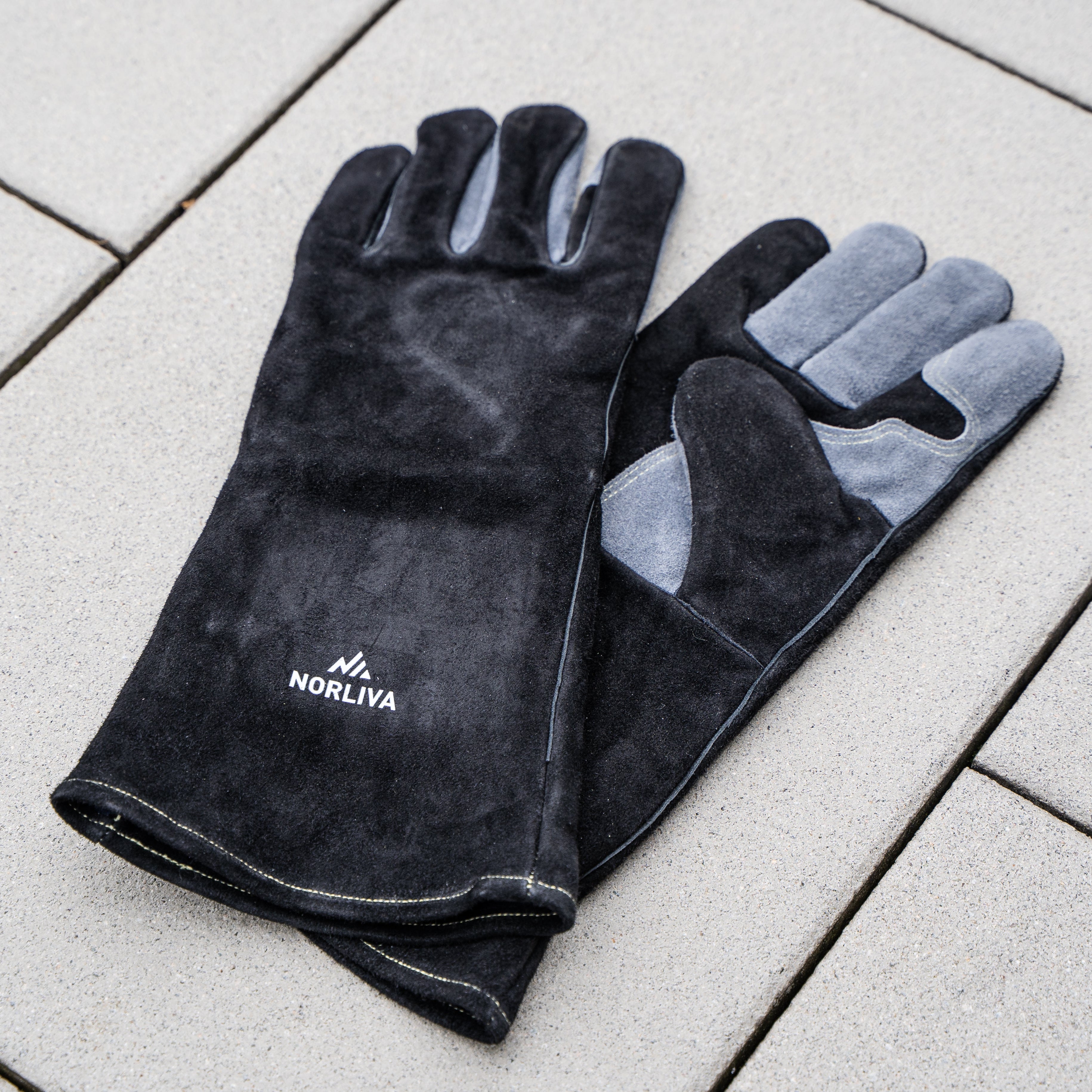 Fire protection gloves leather