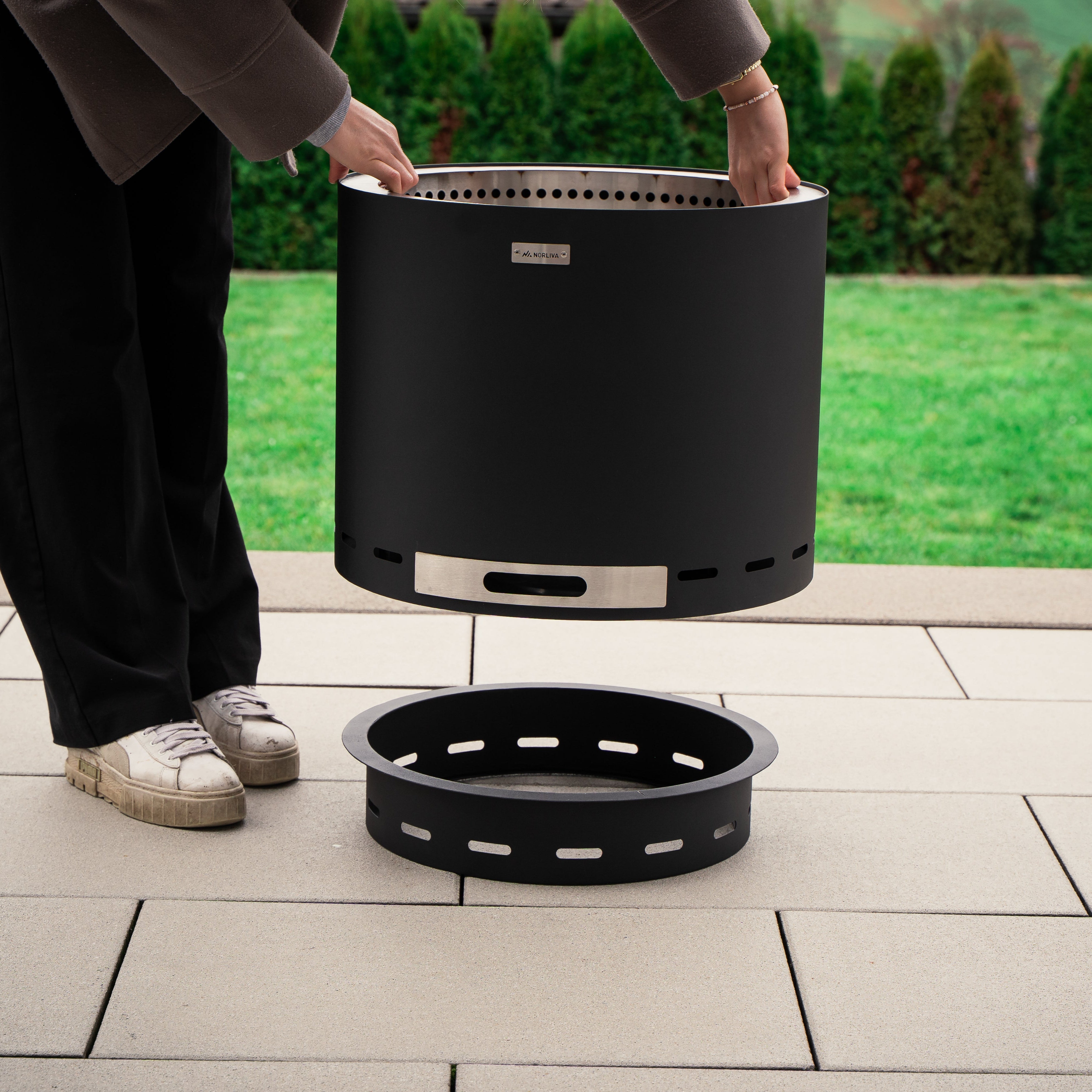 Set: Skara + lid + cast iron grill grate