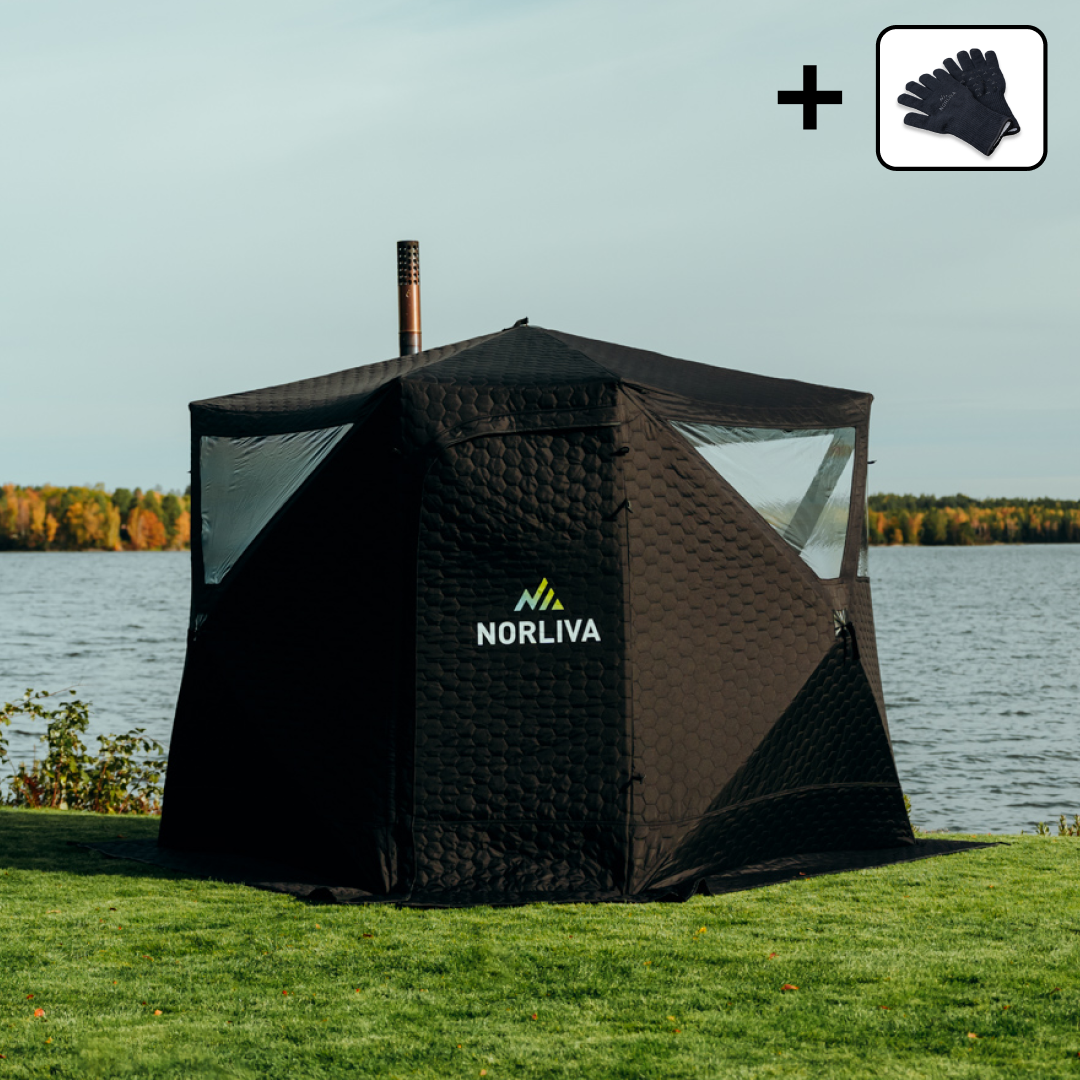 Mobile Sauna Tent Dalen 2.0 with Sauna Stove