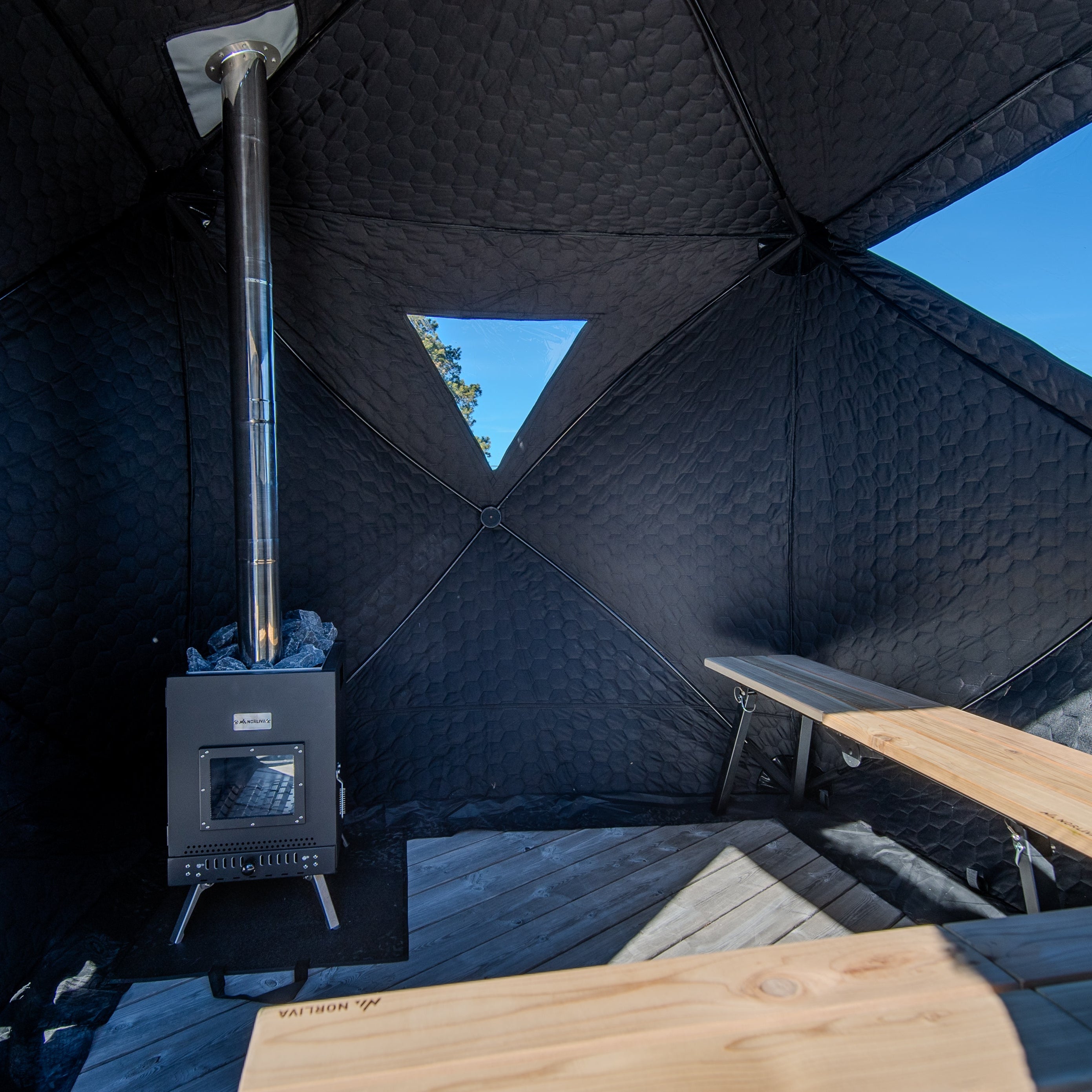 Mobile Sauna Tent Isen 2.0 (without Sauna Stove)