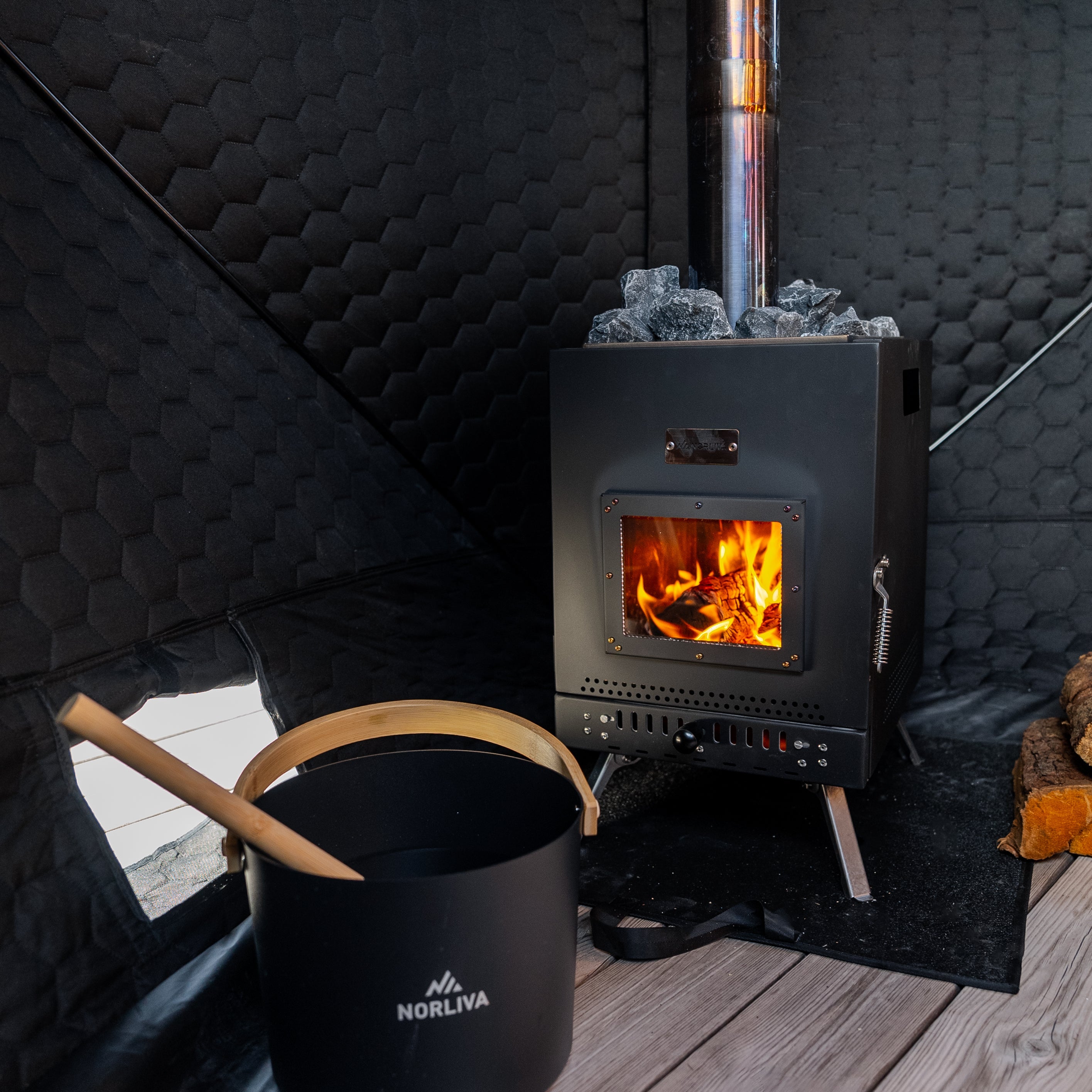 Mobile Sauna Tent Isen 2.0 (without Sauna Stove)