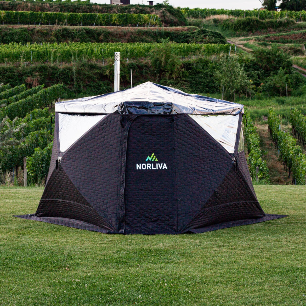 Rain cover for Fjorden sauna tent