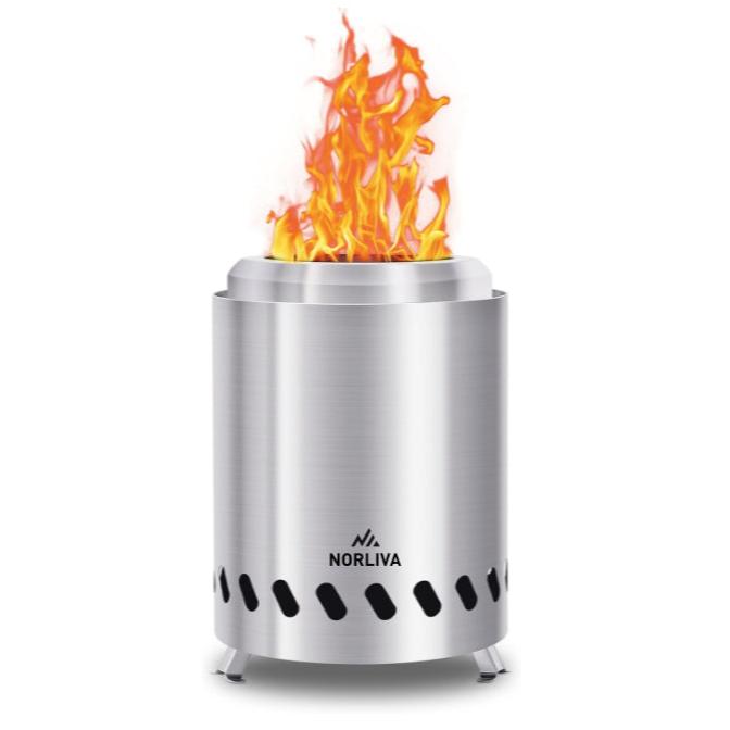Smokeless tabletop fire Lulea