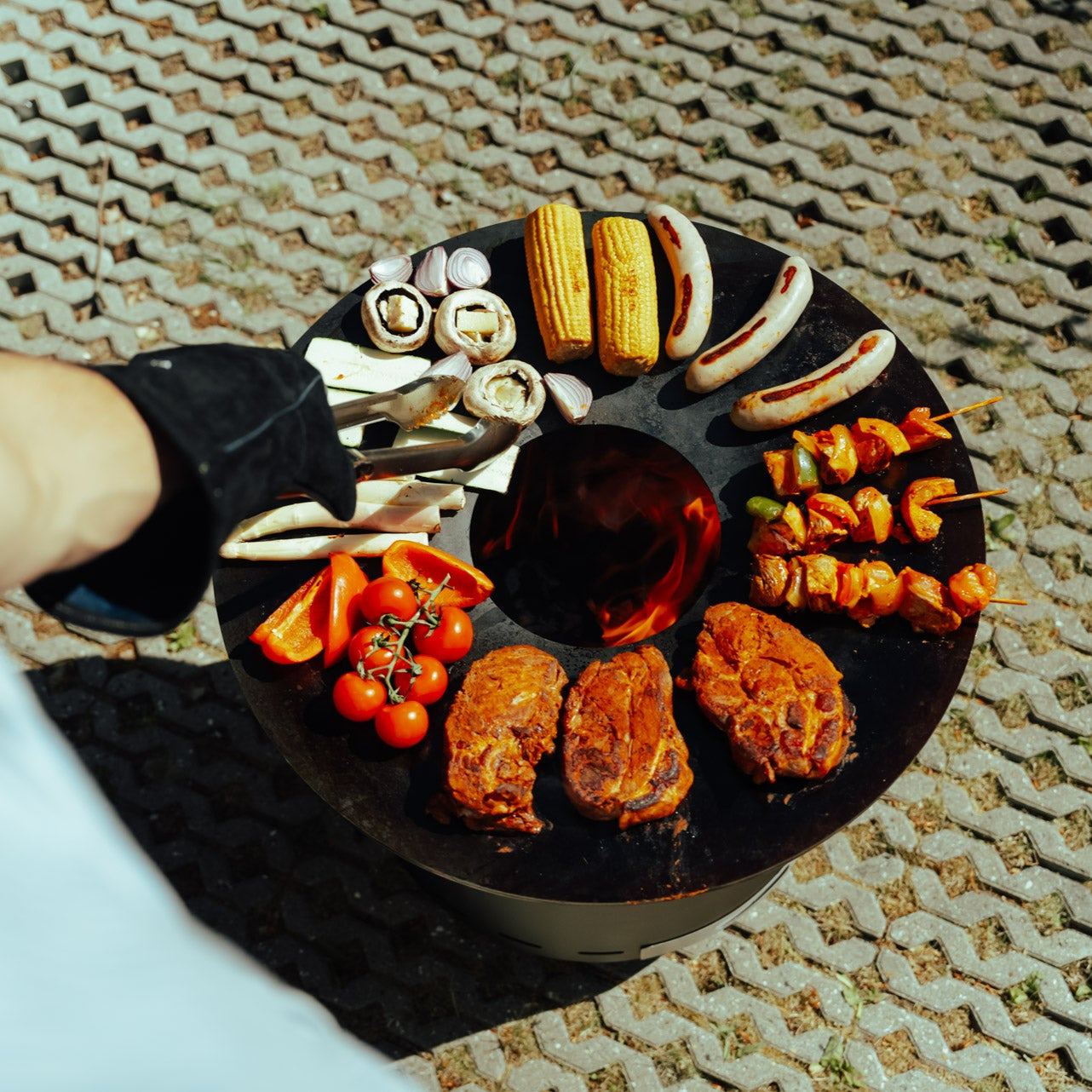 Fire plate grill, plancha attachment Skara