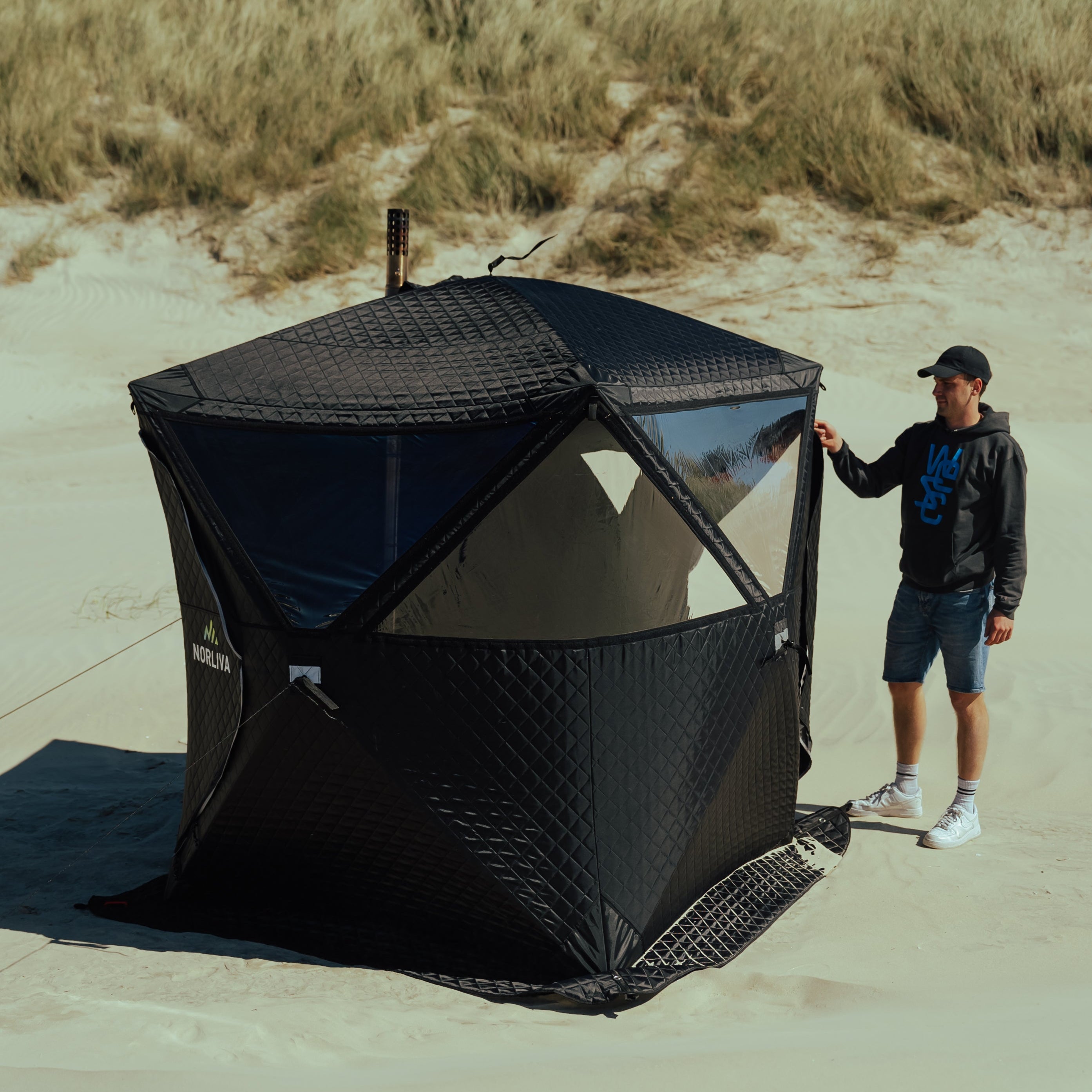 Mobile sauna tent Isen (without sauna stove)
