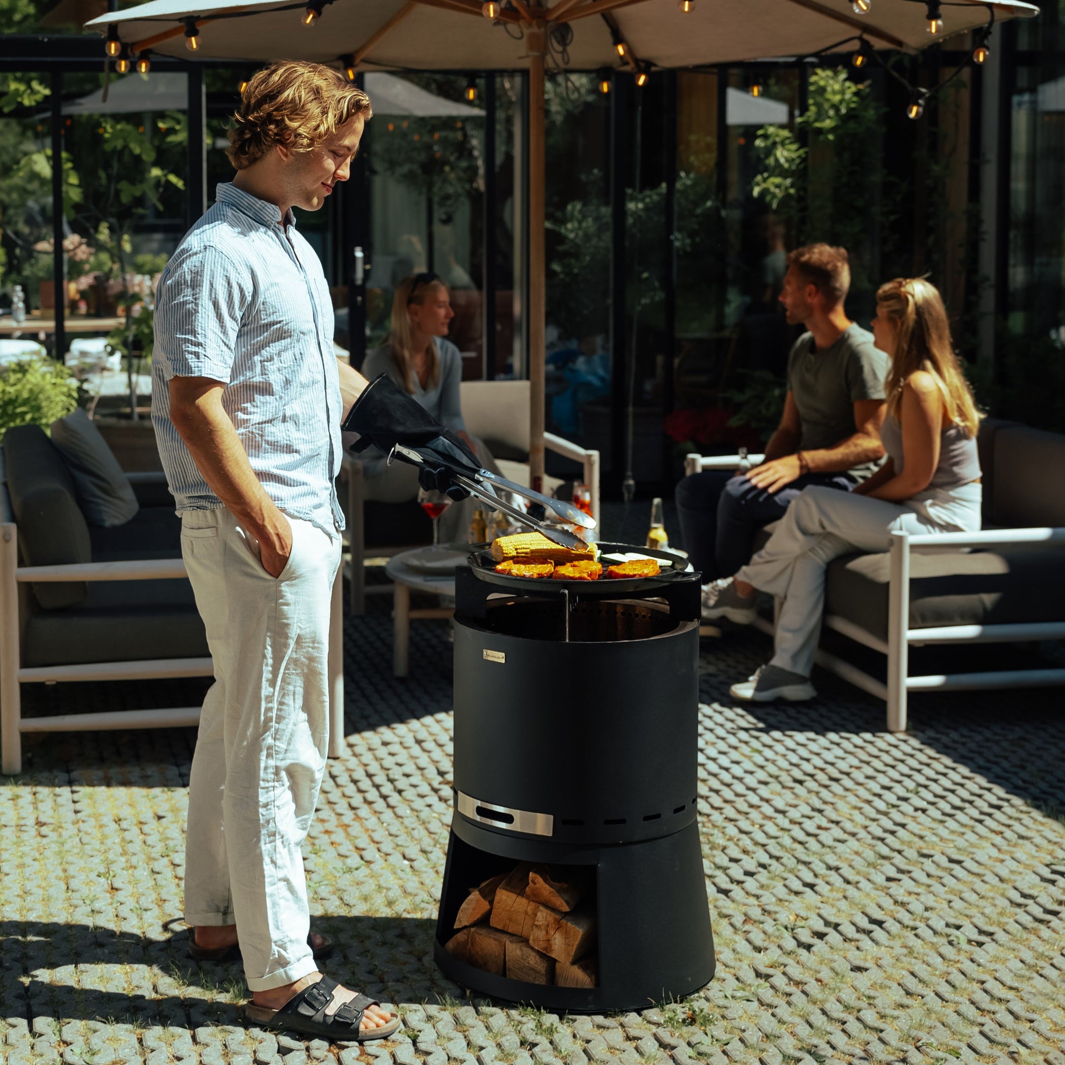 Set: Skara Pluss + Lid + Cast Iron Grill Grate