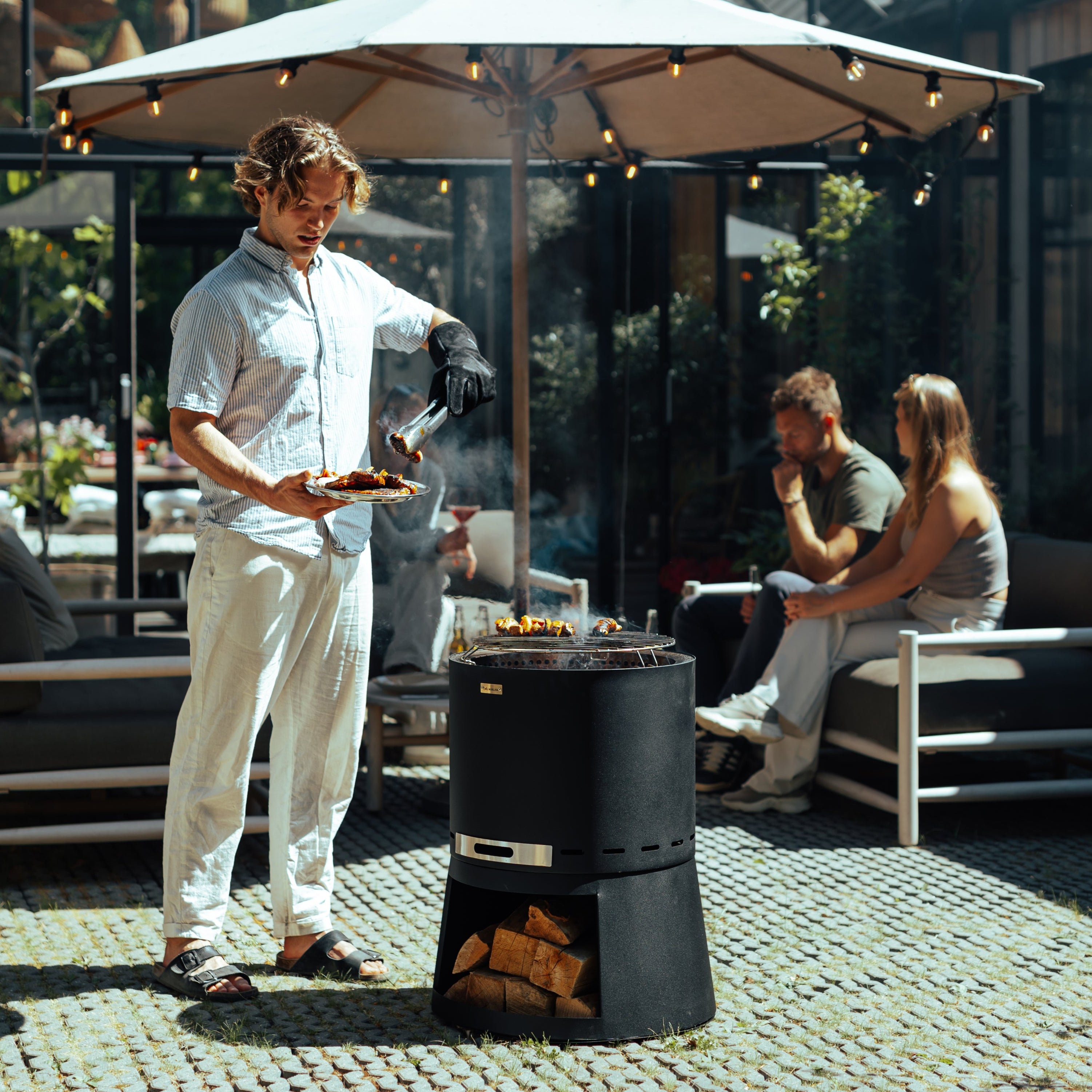 Set: Skara Pluss + flame salmon board