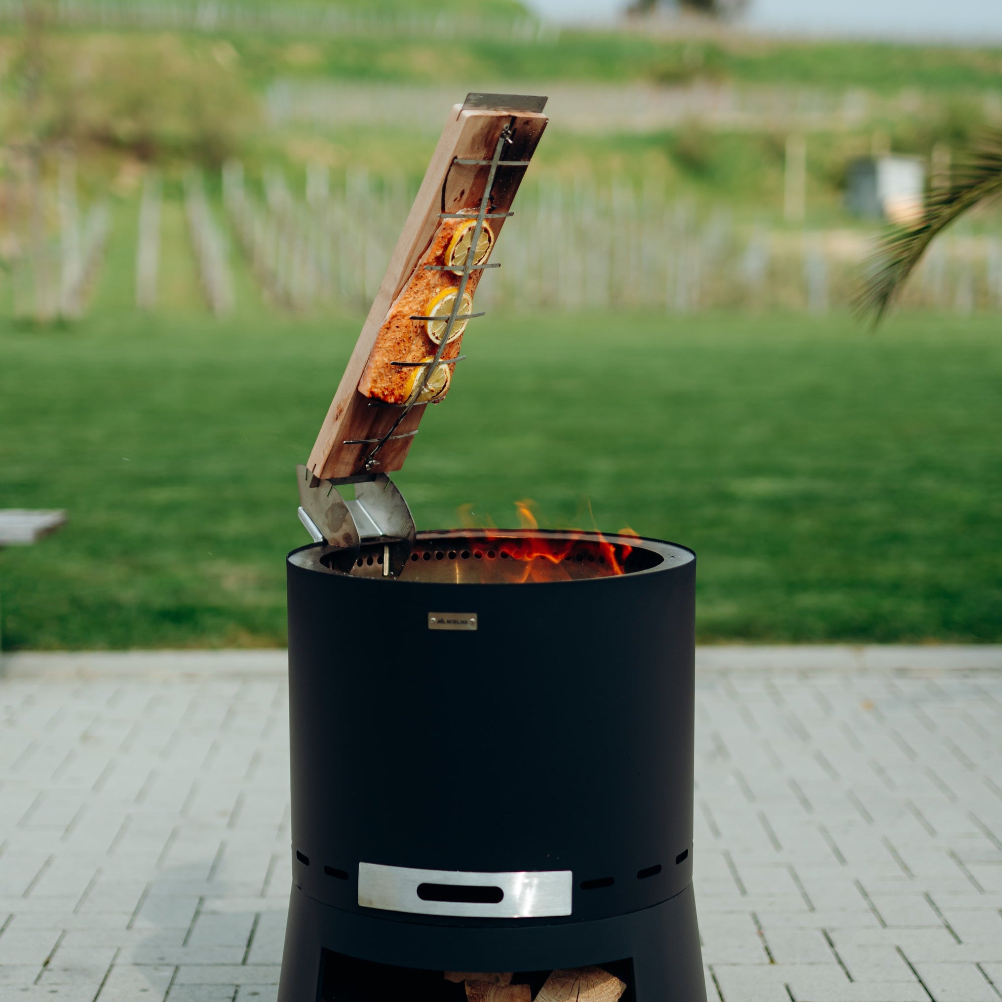 Set: Skara Pluss + flame salmon board