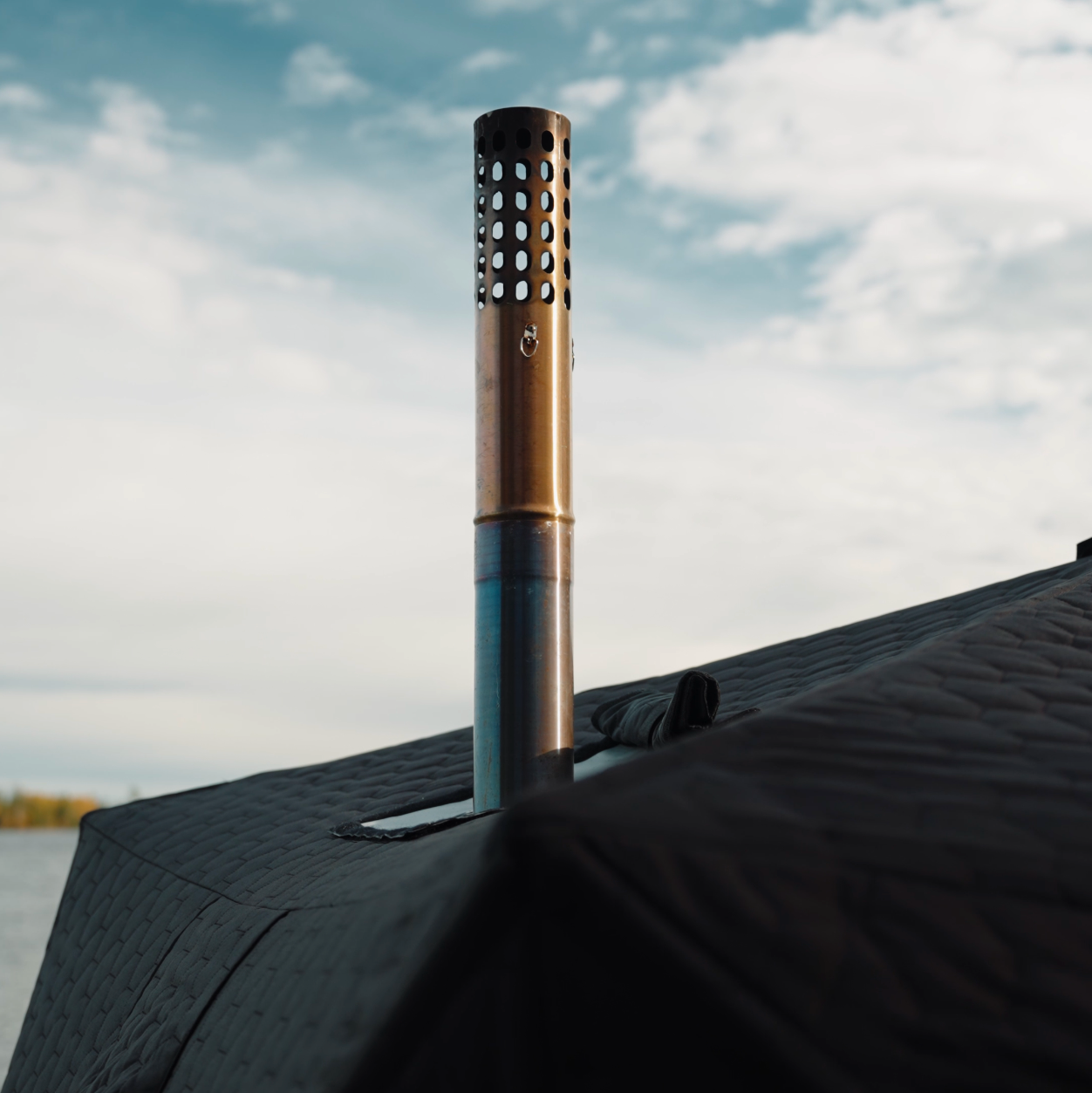 Set: Sauna tent Isen + stove + sauna accessories + ice tub