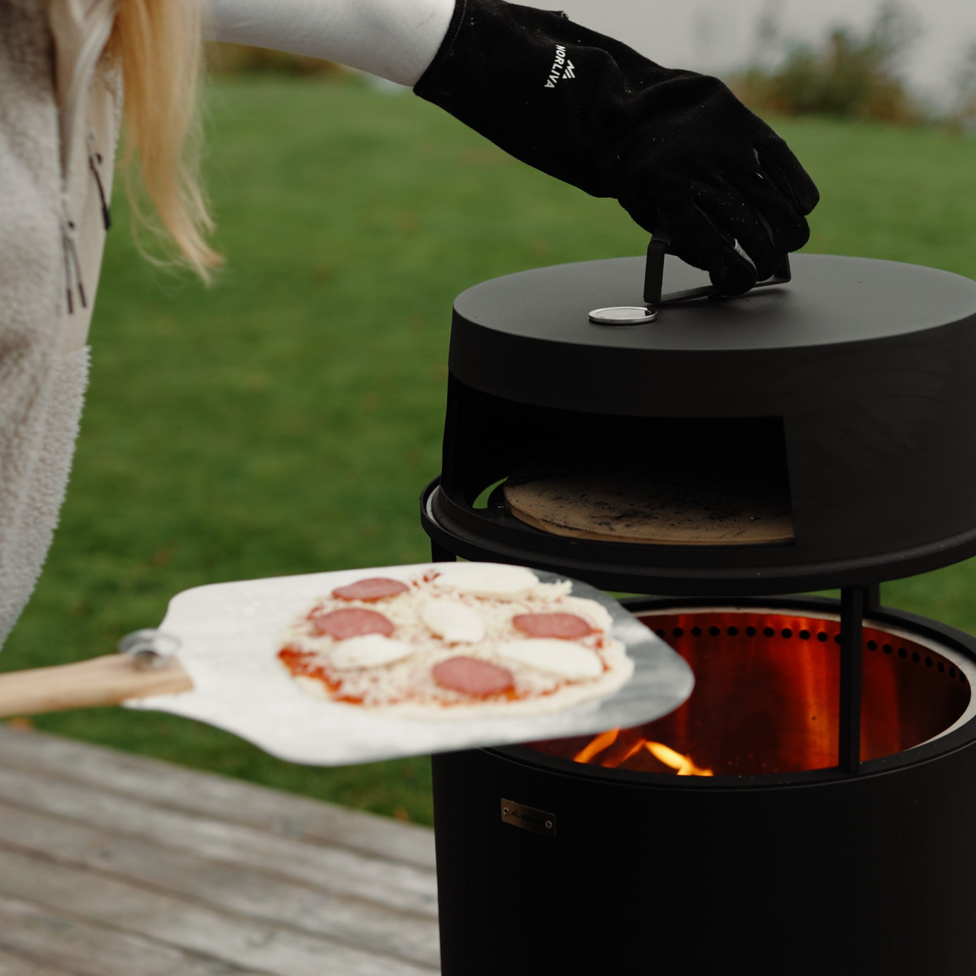 Set: Skara Pluss + Pizzaofen-Aufsatz