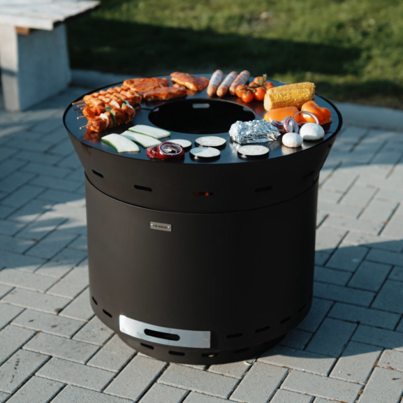 Feuerplatten-Grill, Plancha-Aufsatz Lunda
