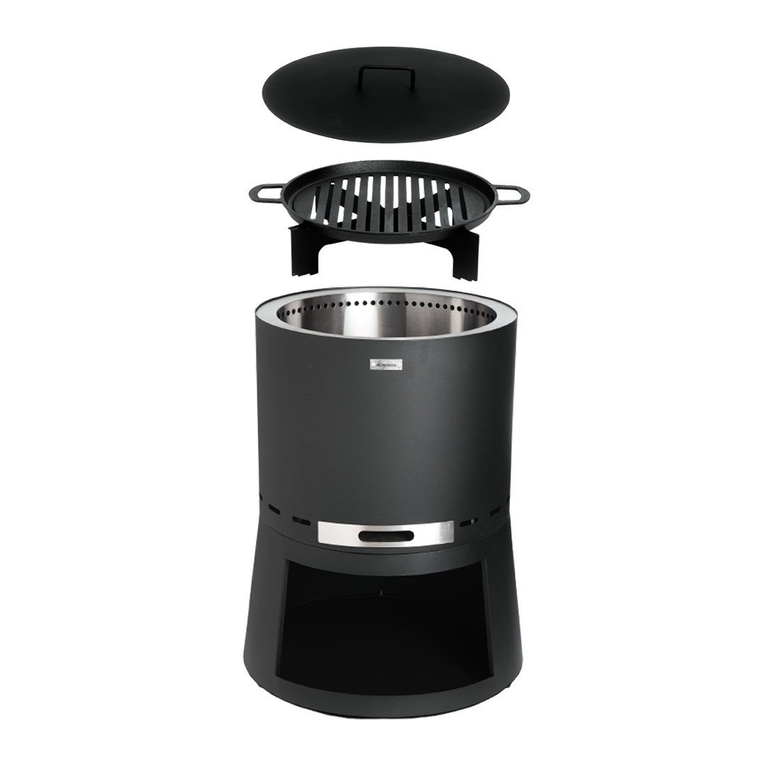 Set: Skara Pluss + Lid + Cast Iron Grill Grate