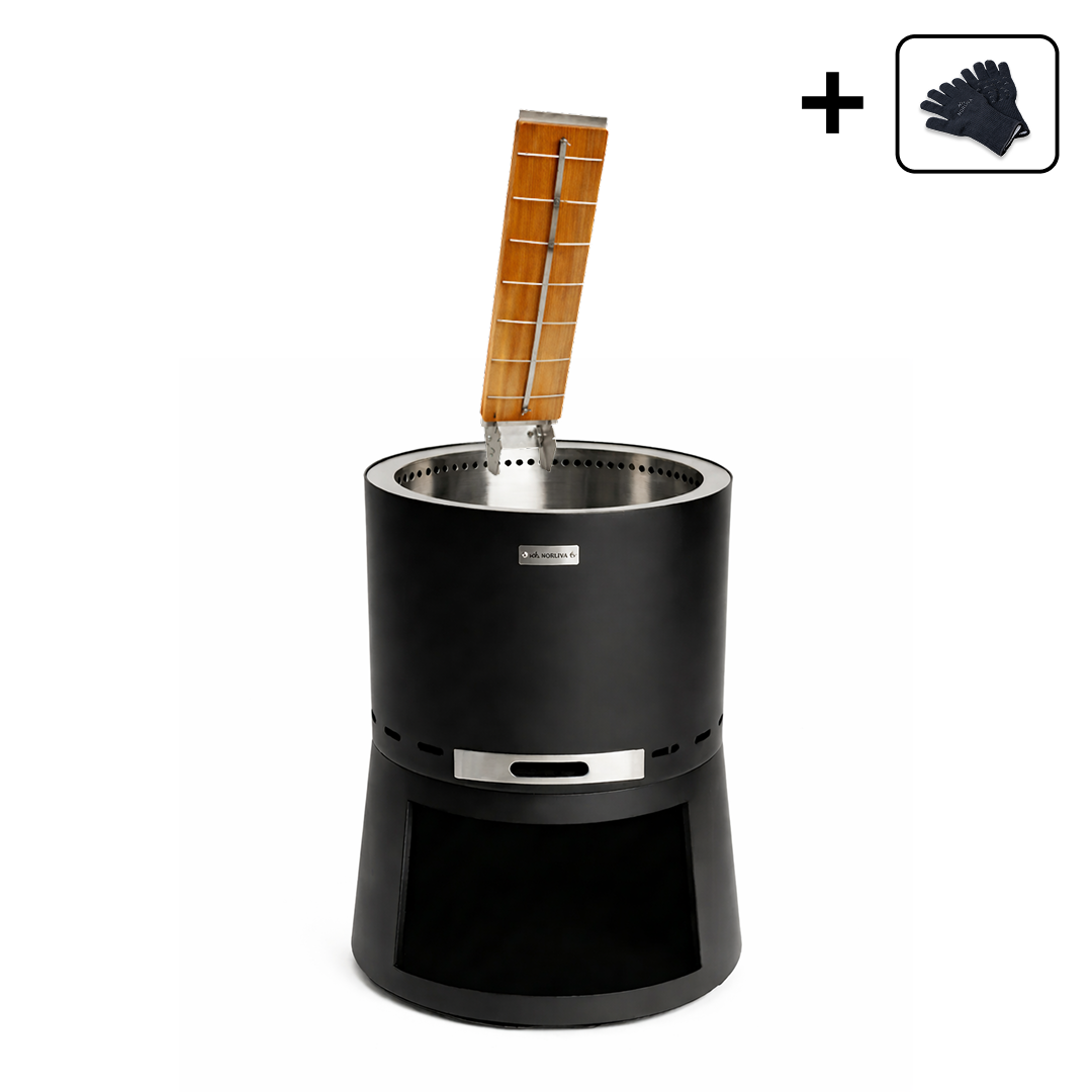 Set: Skara Pluss + flame salmon board