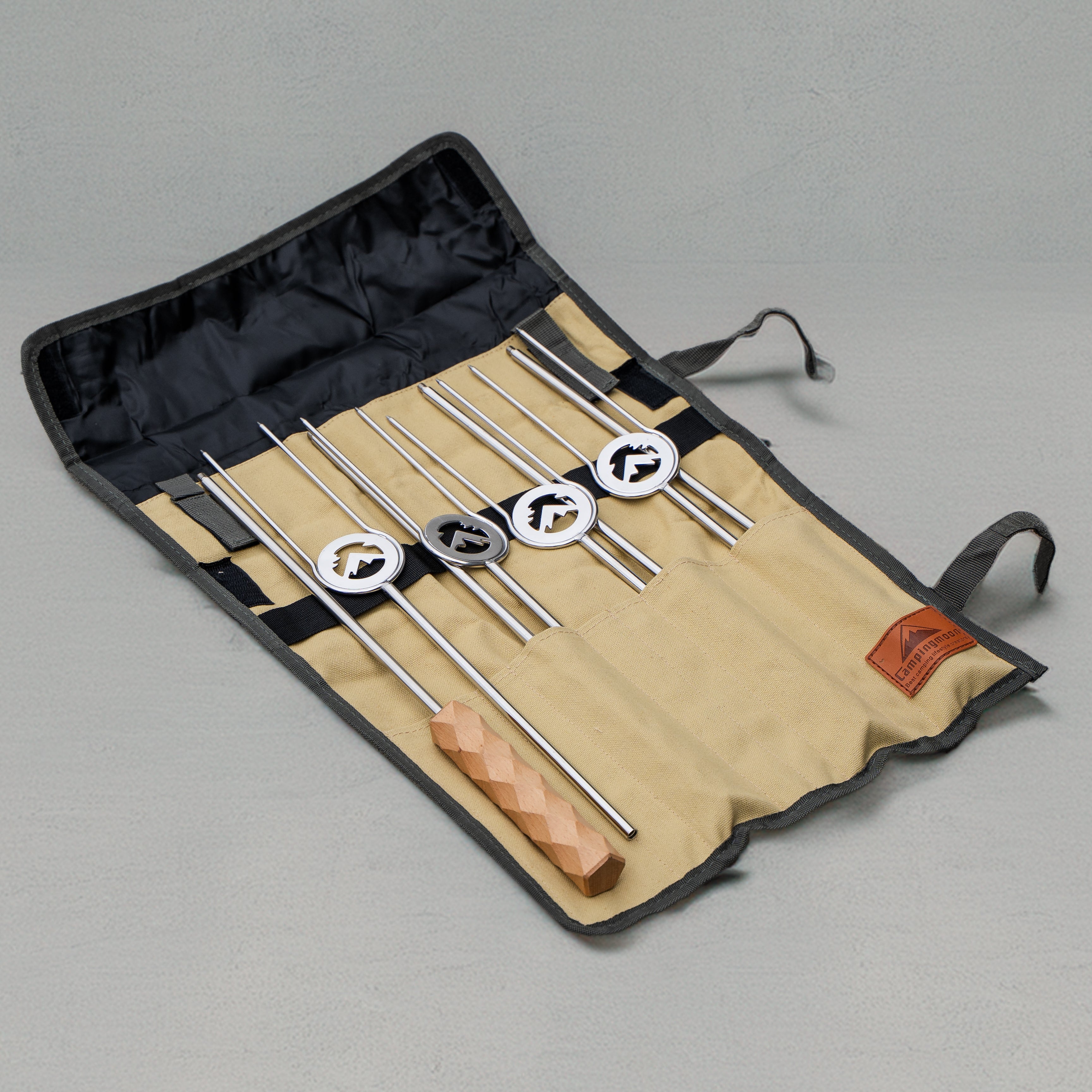 Long grill skewers, set of 4