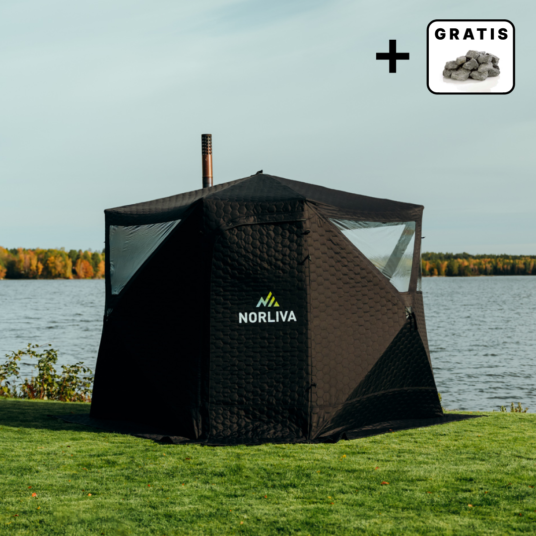 Mobile Sauna Tent Dalen 2.0 with Sauna Stove