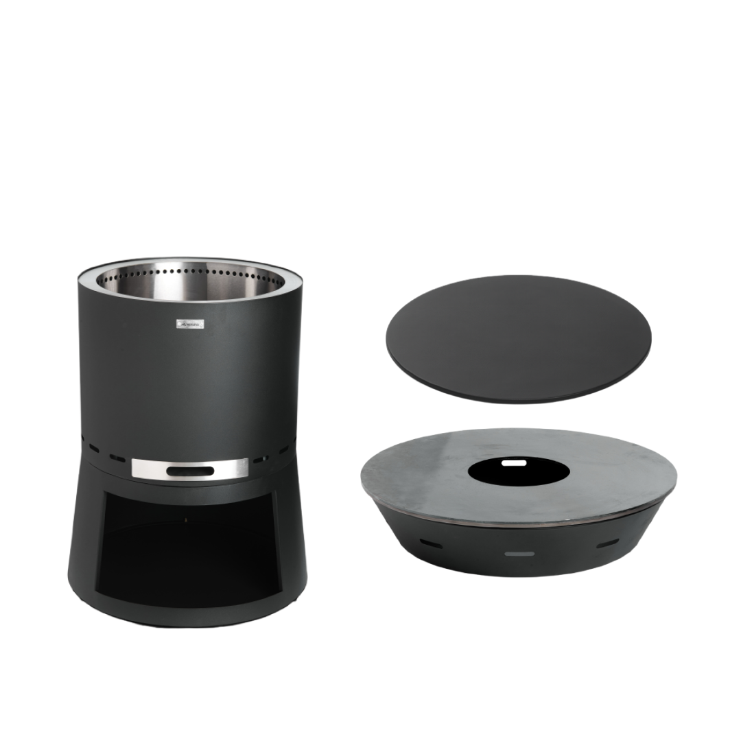 Set: Skara Pluss + fire plate grill + lid