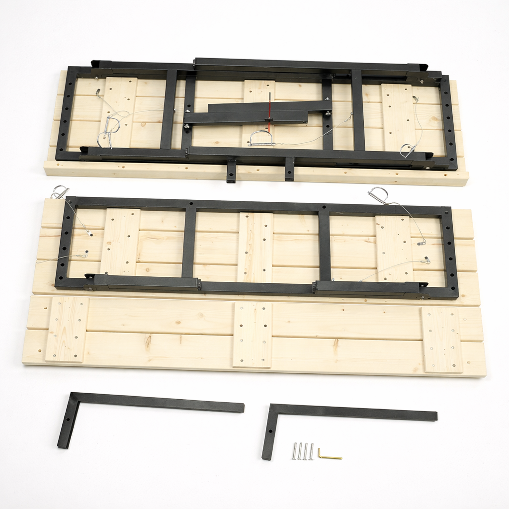 Two-Tier Sauna Bench, Foldable