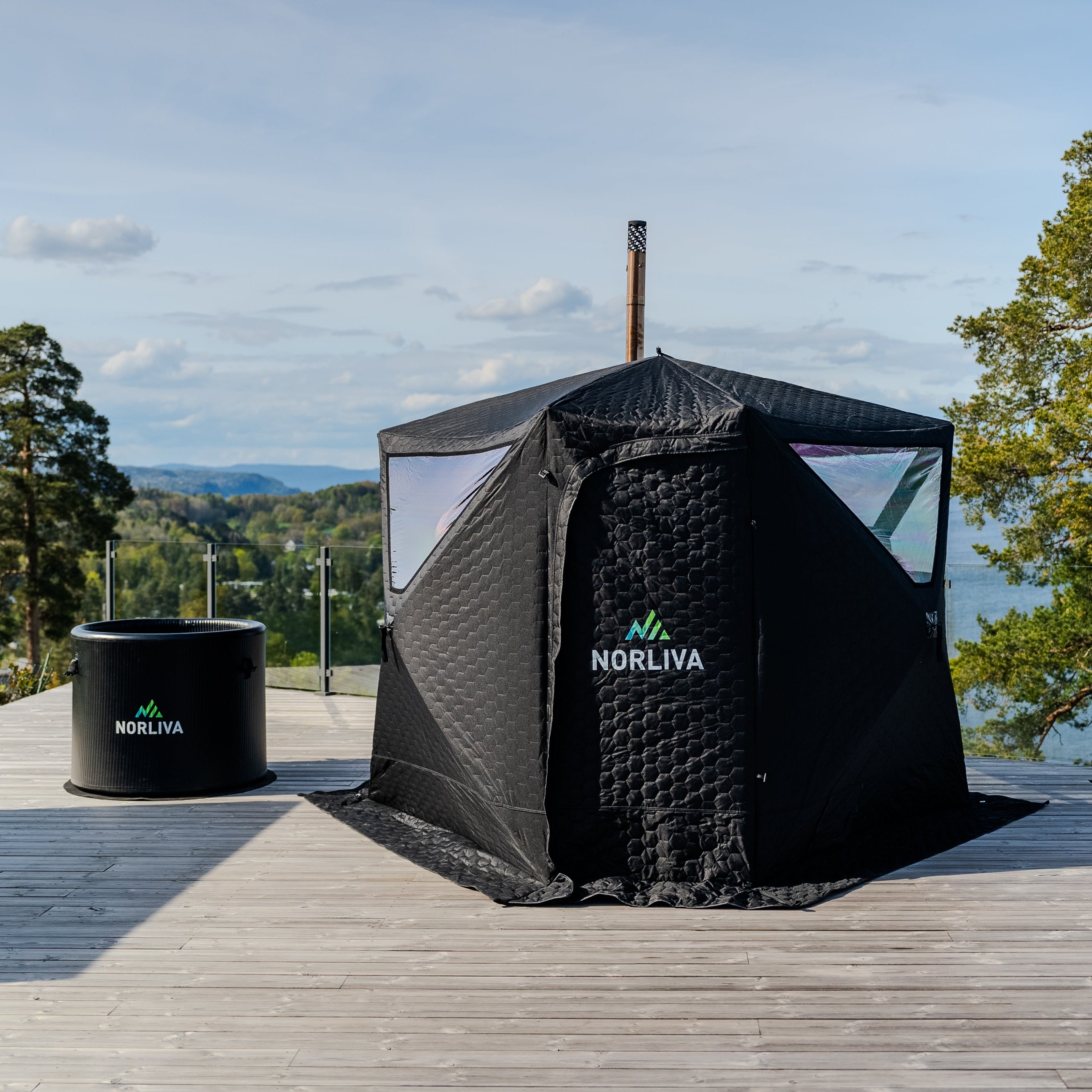 Mobile Sauna Tent Dalen 3.0 with Sauna Stove