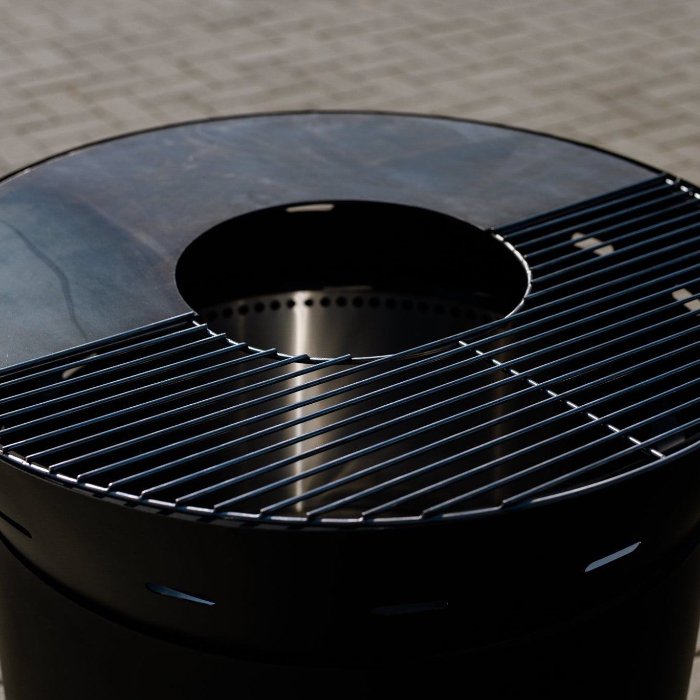 Grillrost für Feuerplatten Aufsatz Lunda