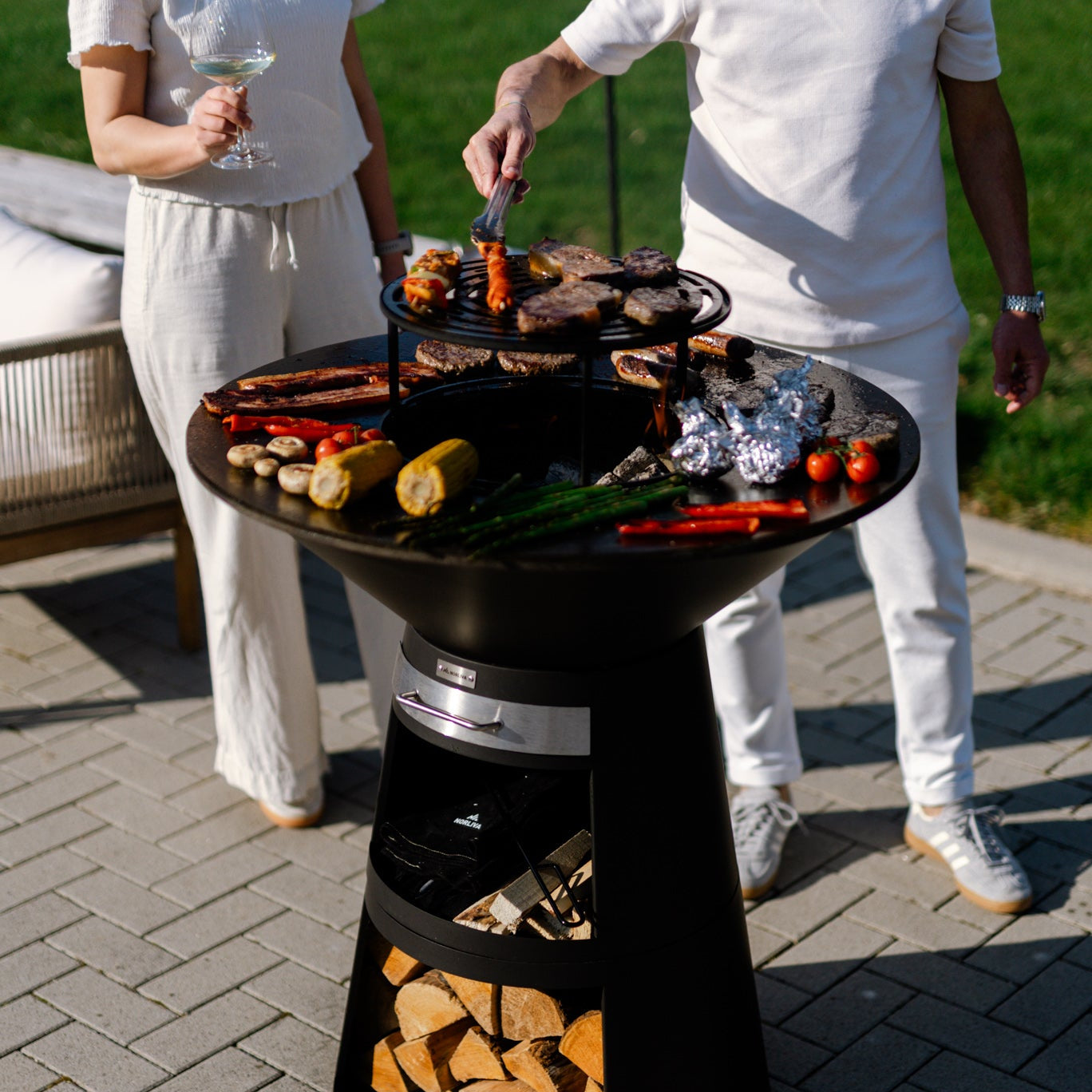 Feuerplatten-Grill Aska, 80 cm