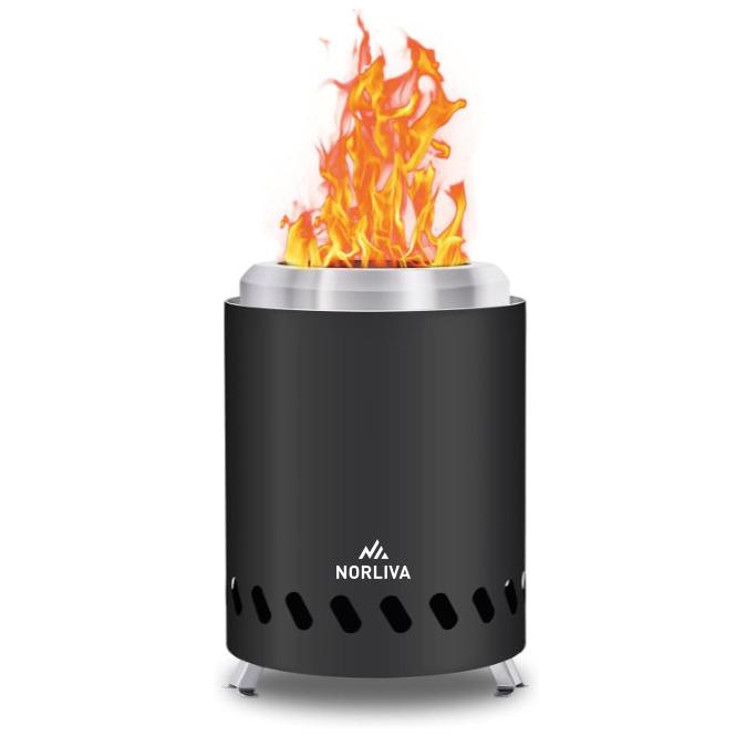 Smokeless tabletop fire Lulea