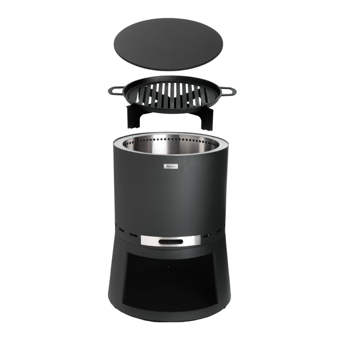 Set: Skara Pluss + Lid + Cast Iron Grill Grate