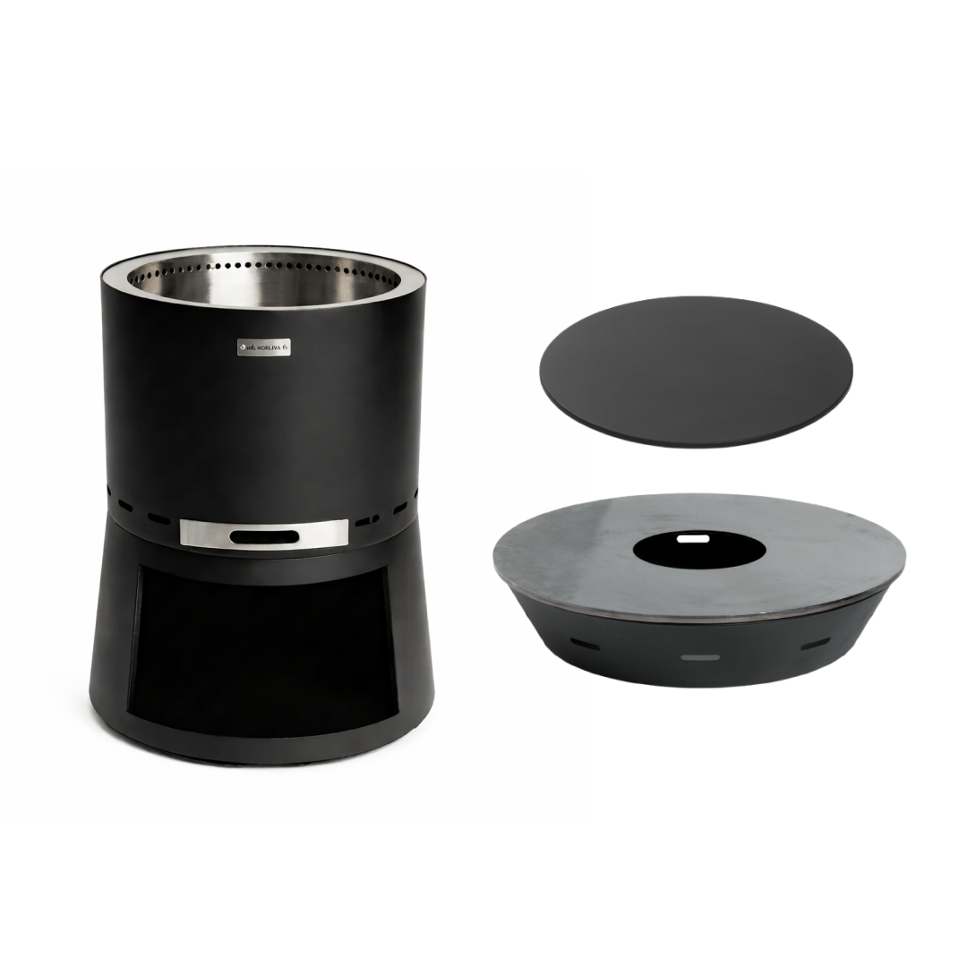 Set: Skara Pluss + fire plate grill + lid