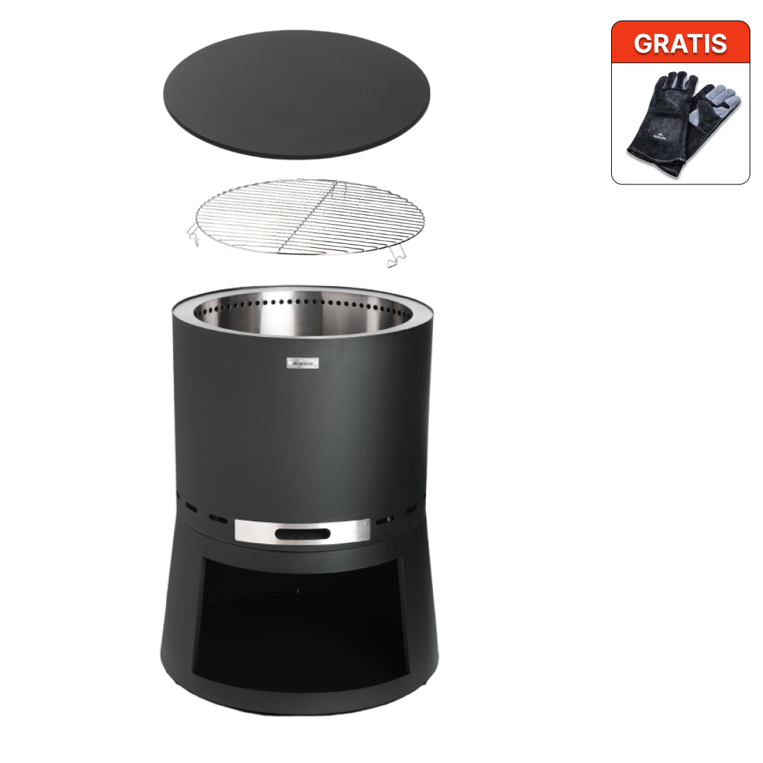 Set: Skara Pluss + Lid + Grill grate