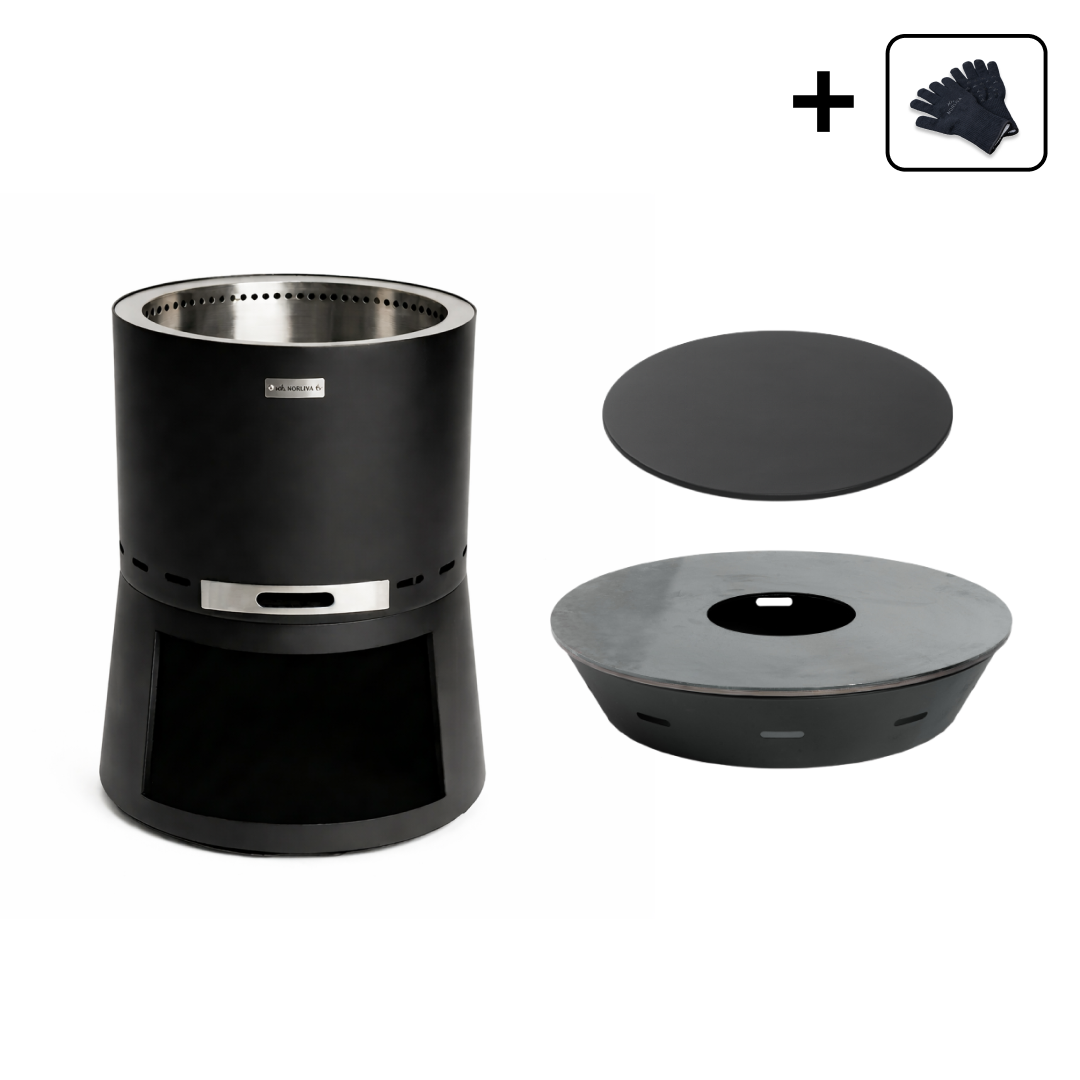 Set: Skara Pluss + fire plate grill + lid